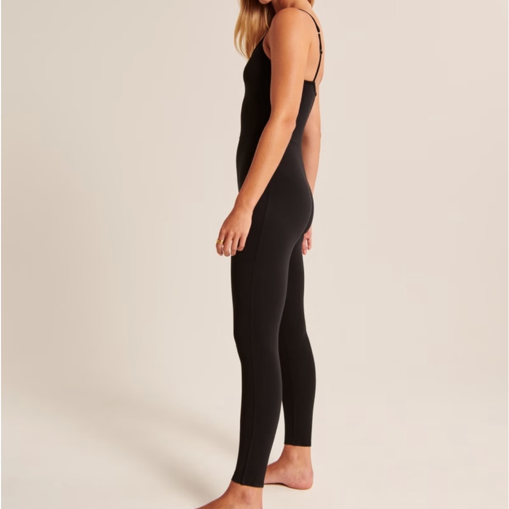 Abercrombie & Fitch Full length jumpsuit Ponte unitard leggings M NWOT